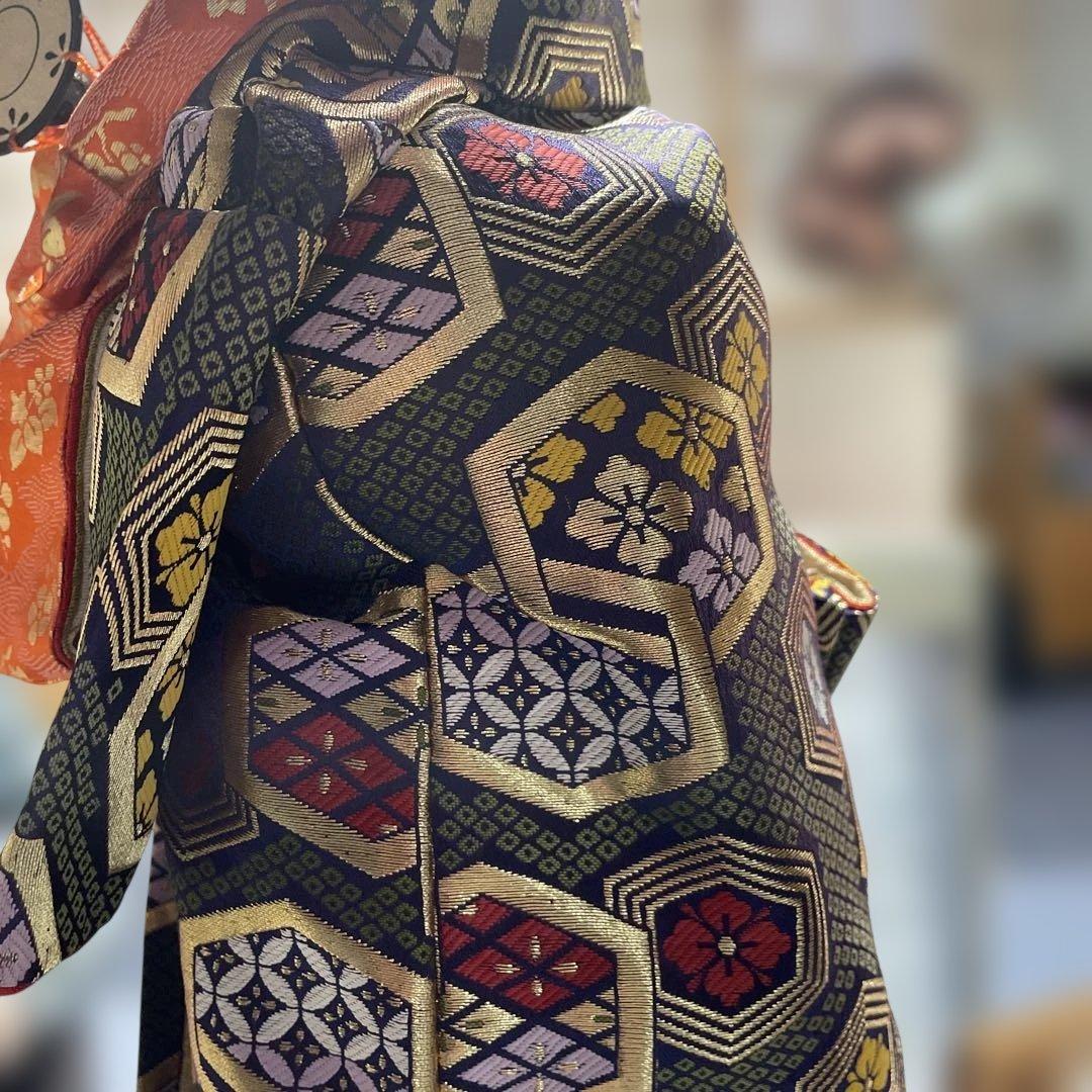 尾山人形　日本人形　ケース保存　紫峰作