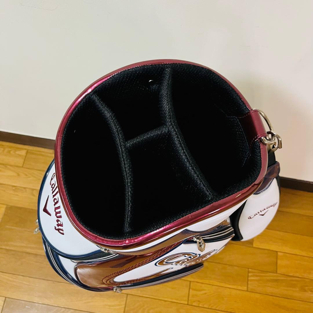 【美品】キャロウェイ　Callaway キャディバック　皮仕様 送料込み