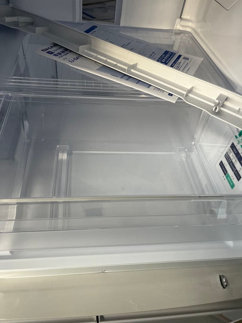 送料込！設置対応2020SHARP 412L 冷蔵庫 SJ-G413G-W T