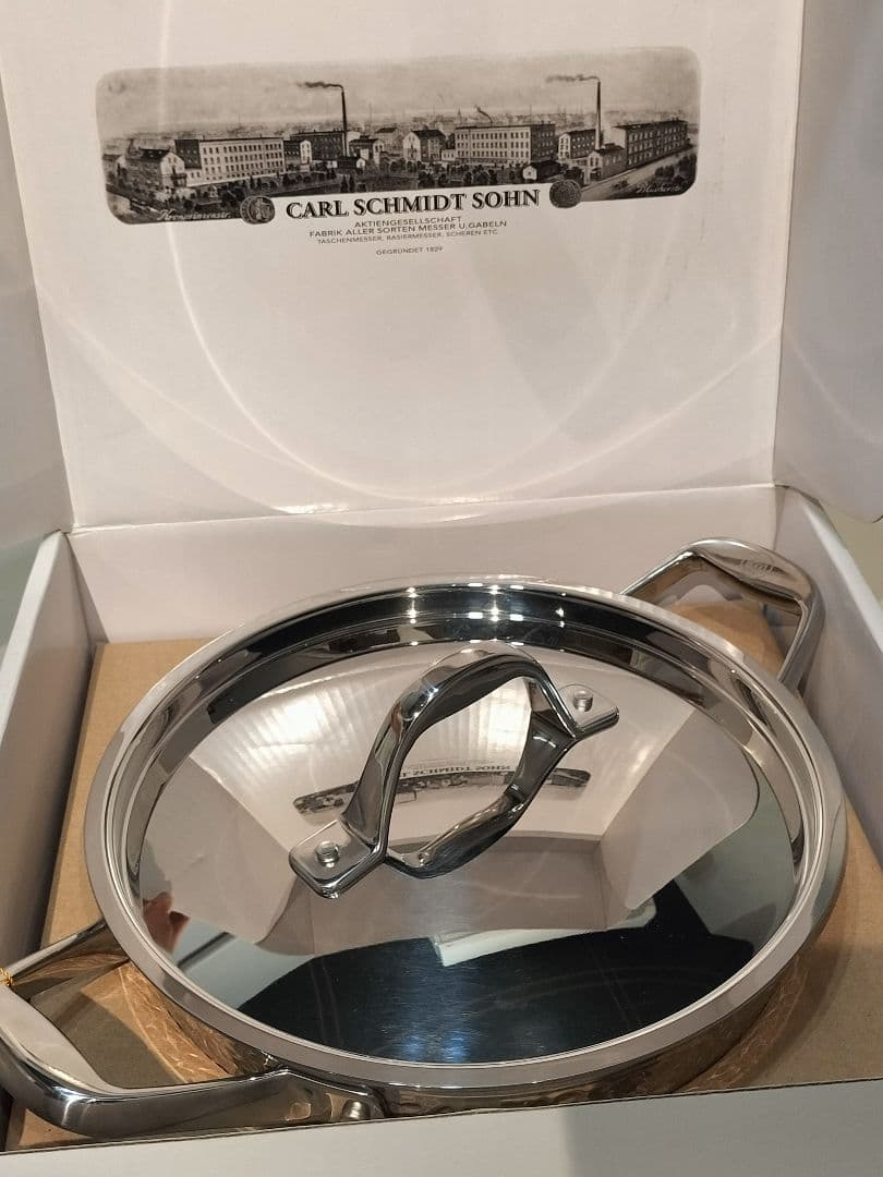 シュテルン　ドイツ　キャセロール　両手鍋　ステンレス　24ｃｍ