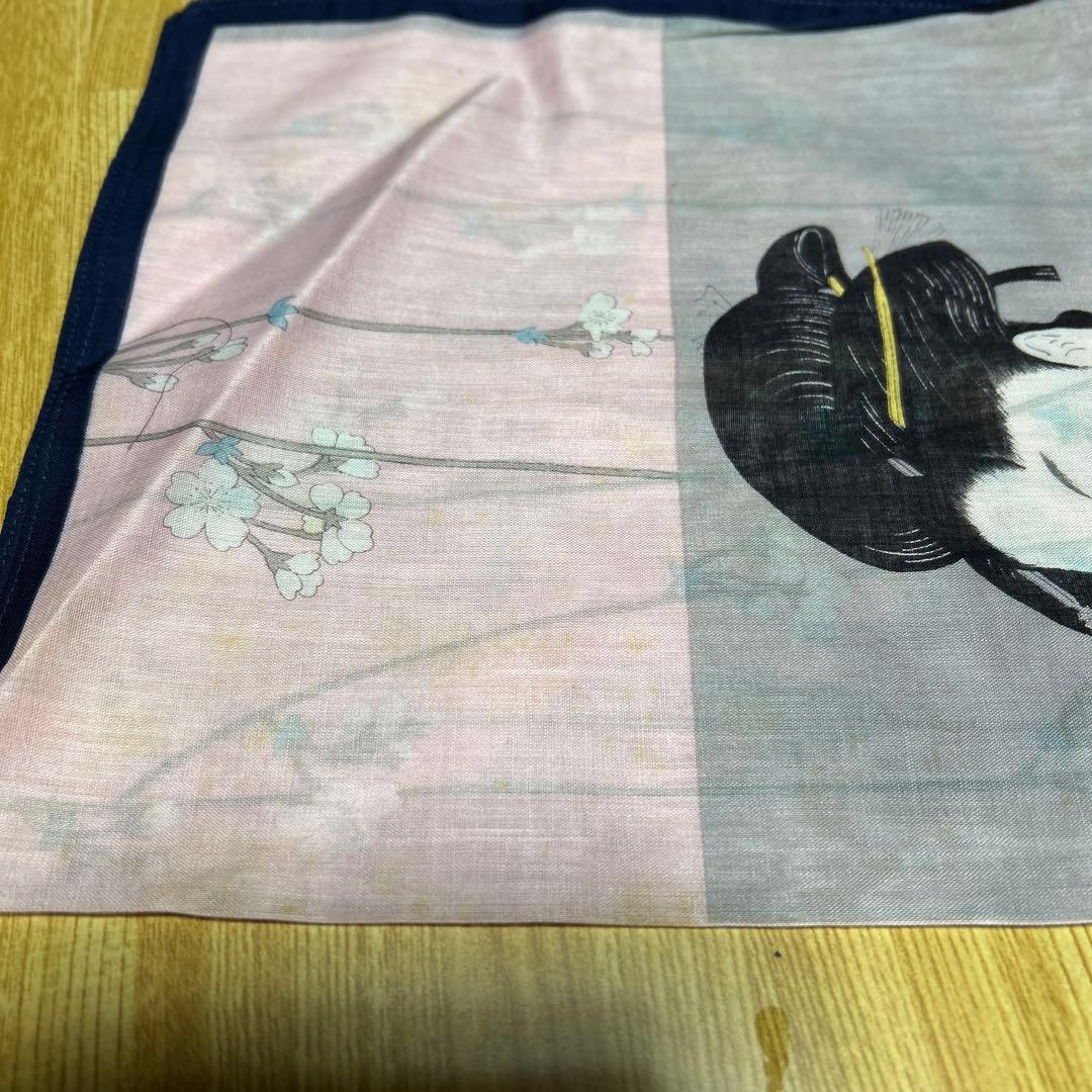 大判ハンカチ　テーブル掛け　風呂敷　喜多川歌麿　京都祇園KATORIYA 京友禅