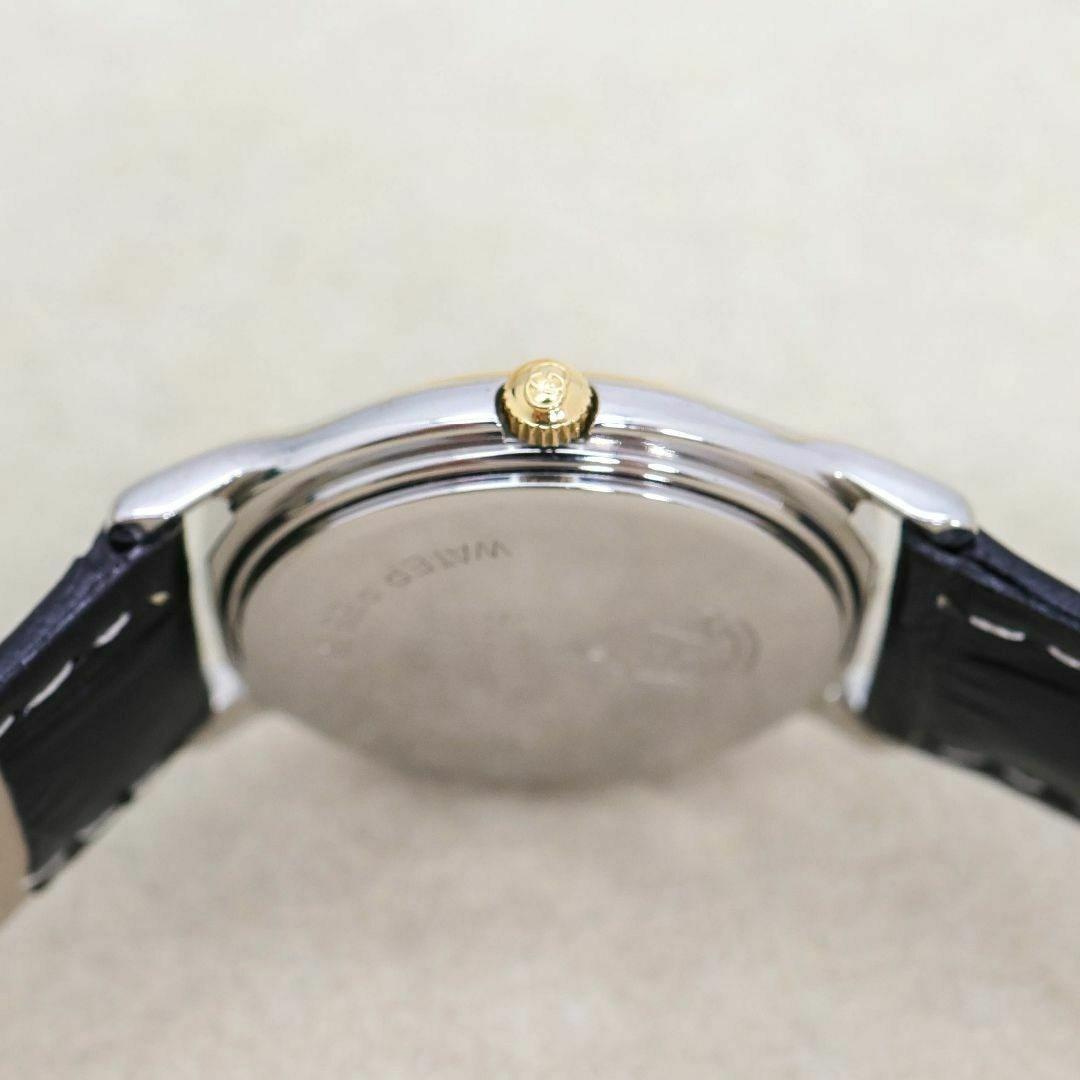 稼働 GUCCI 腕時計 8000L デイト ヴィンテージ レザー 外箱1123