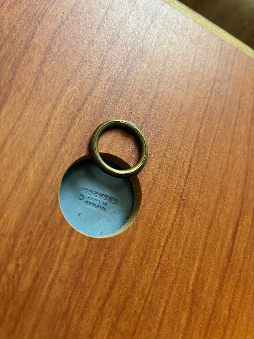  ウェッジウッド　陶板　壁掛け　ジャスパー　ブルー　額縁　絵画