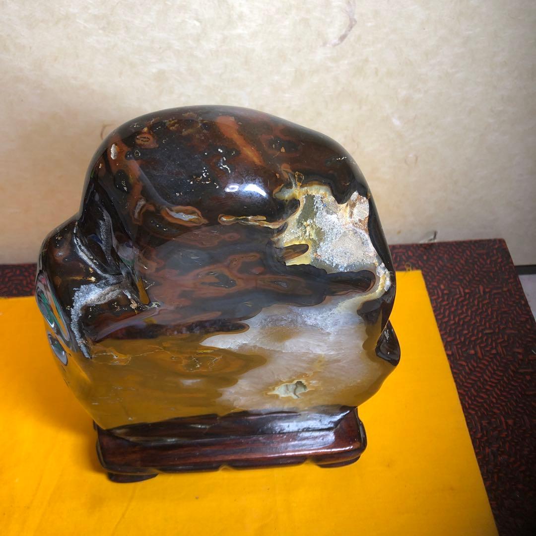 赤瑪瑙 4.5kg メノウ 原石 鑑賞石 自然石