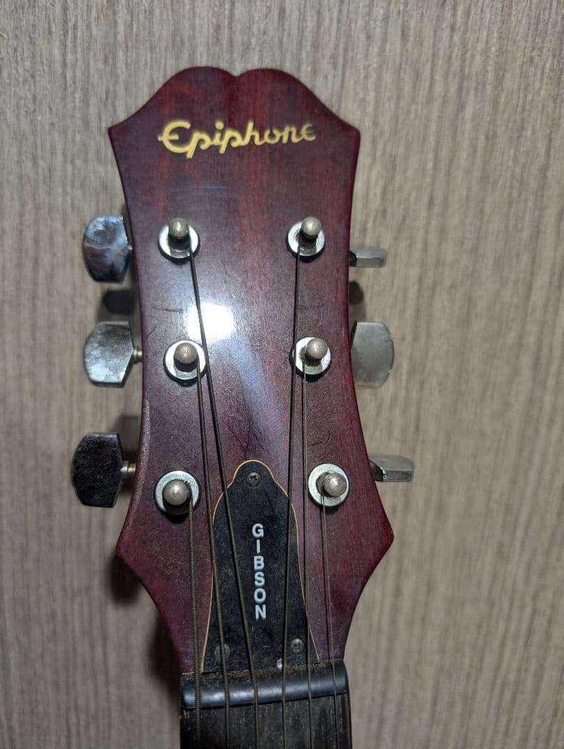 良音/Epiphone　PR-200/NA 改チューナー付エレアコ　ケース付