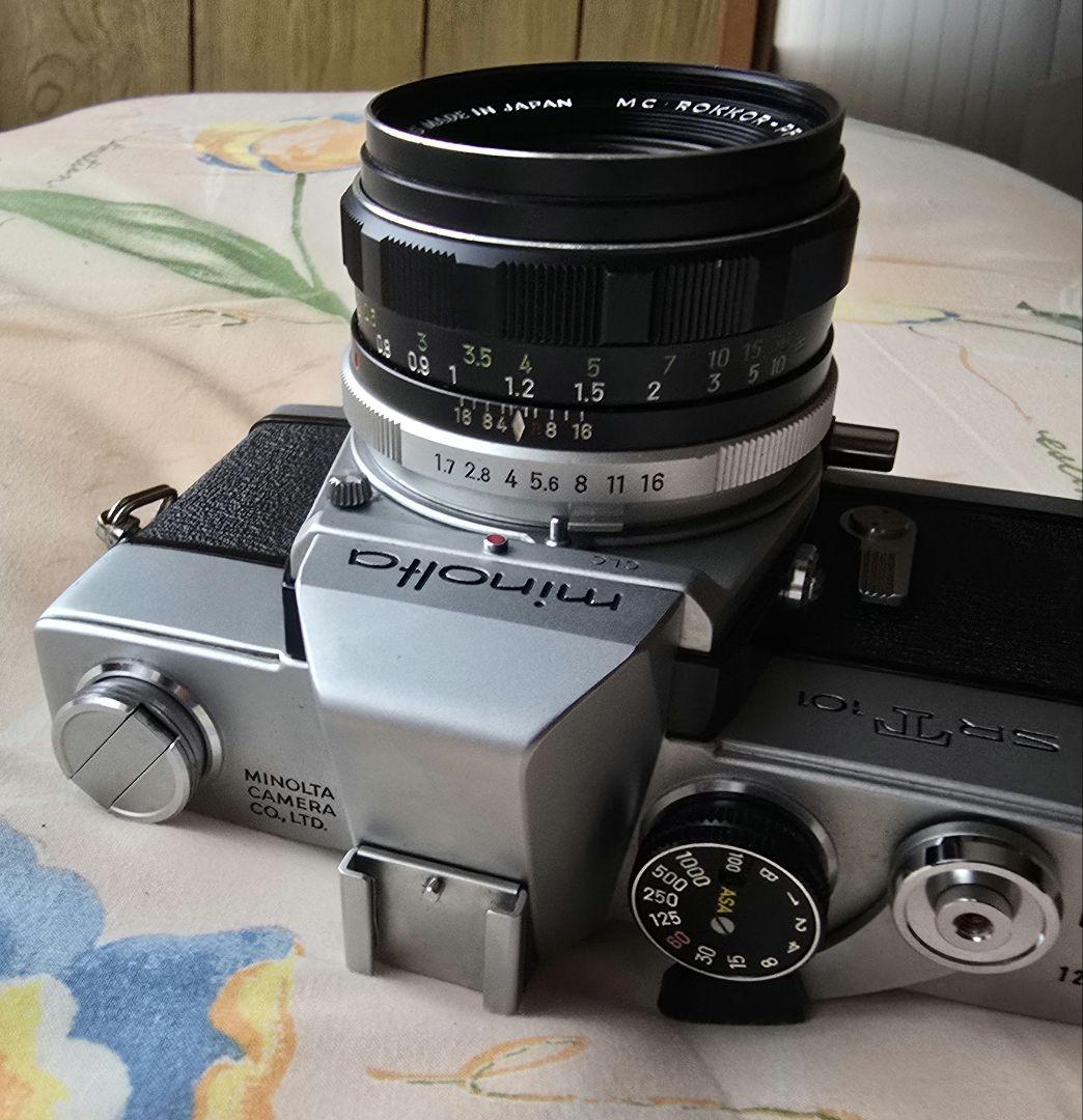 Minolta SR-T 101 55㎜　F1.7 フィルム一眼レフカメラ