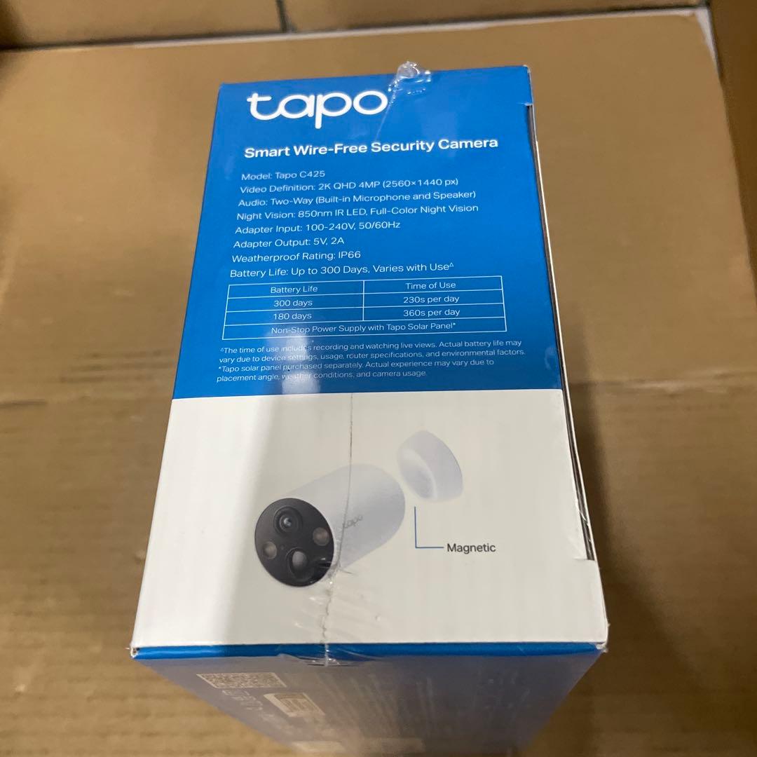 専用　TP-Link Tapo 防犯カメラ マグネット WiFi カメラ