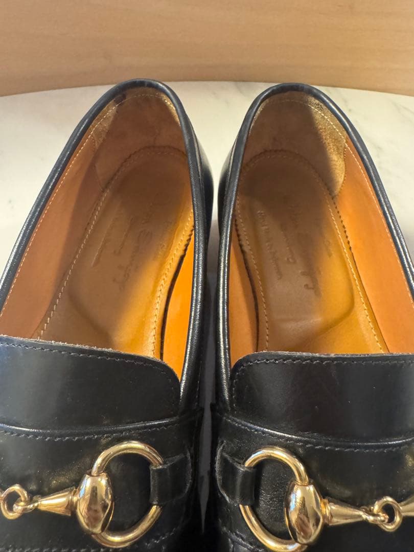 【人気】ジャランスリウァヤ ビットローファー ブラック ゴールド金具