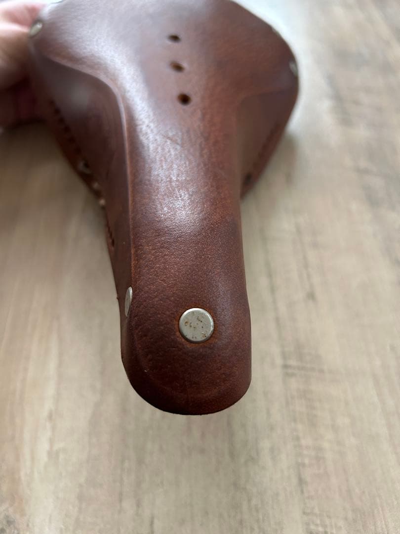 off　Brooks レザーサドル ブラウン　袋付き