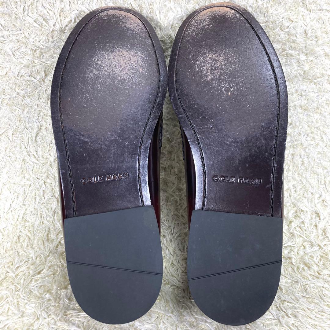『極美品』COLE HAAN ローファー 革靴 レザー 本革 バーガンディ