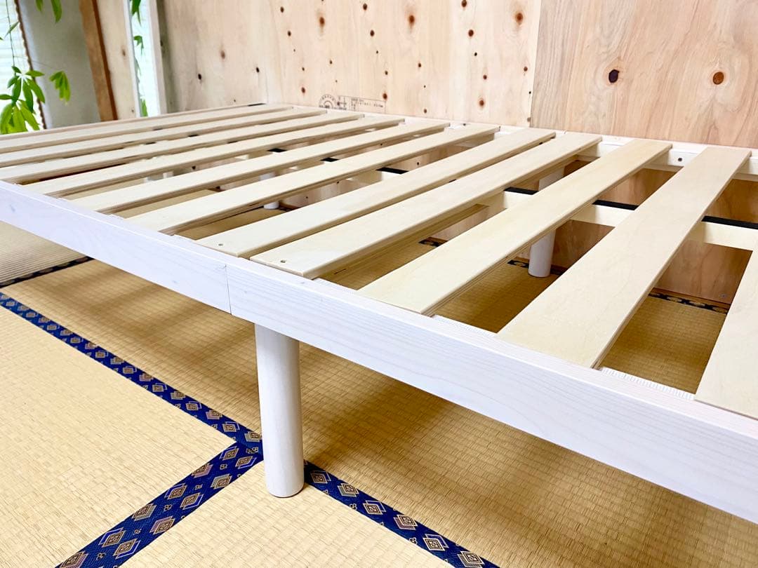 【送料無料】Twily すのこベッド シングル W98xD200xH33cm