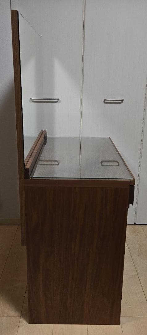 【①②同時購入】高野木工　レッチェ 80 ドレッサー ウォルナット