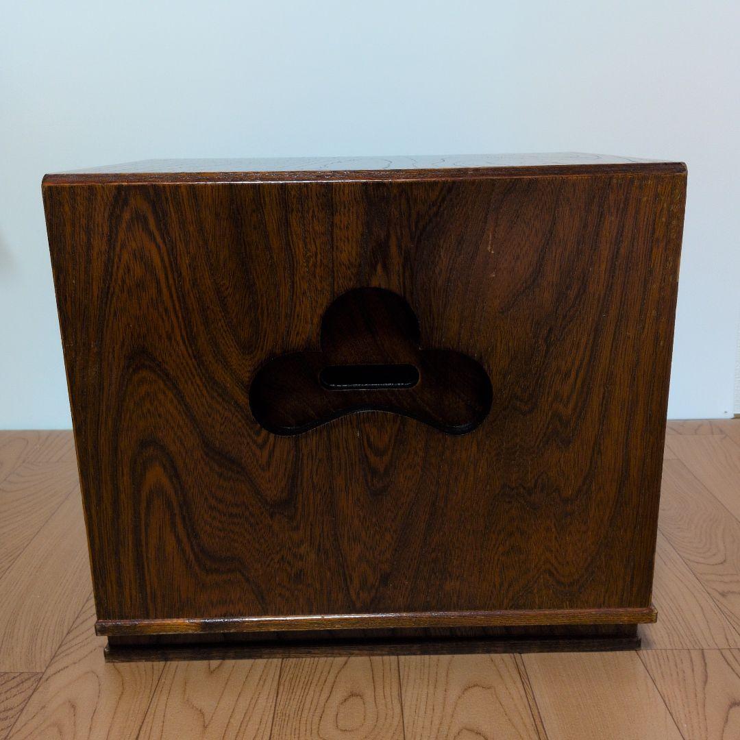 片袖机レトロ木製折りたたみ座机　テーブル 引き出し3つ付き文机