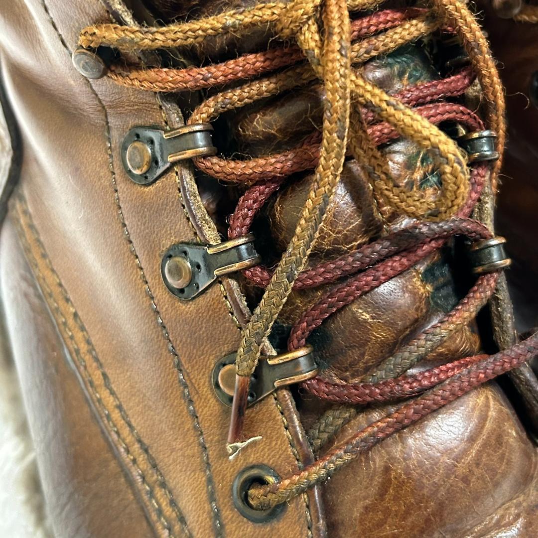 レア　レッドウィング モックトゥ ワーク ブラウン 8.5D 26.5cm