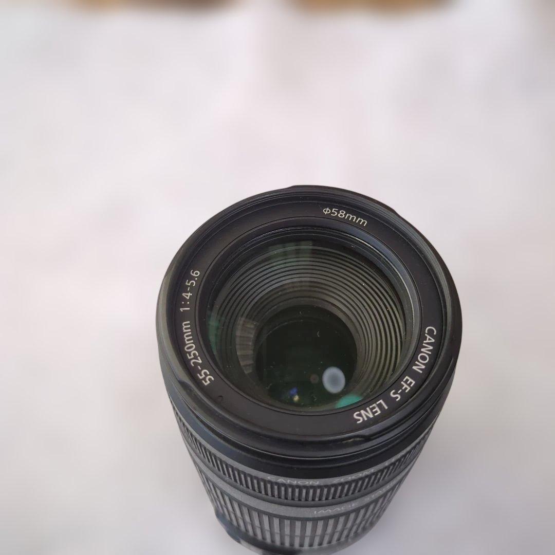 【美品】Canon EOS Kiss X50 望遠レンズセット★ベネトンバッグ付