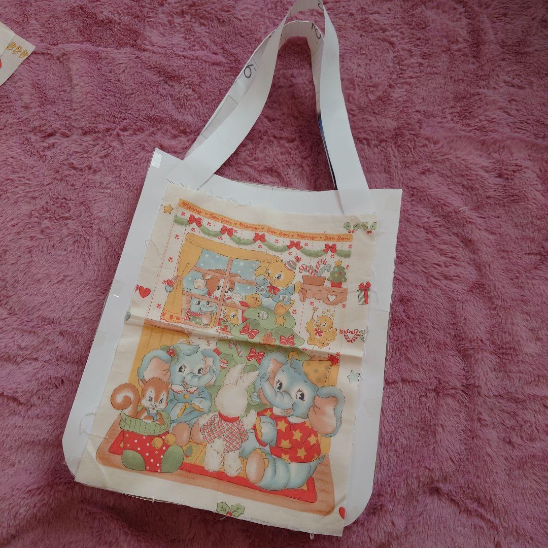 ご予約完成　メリーボンボンクリスマス　大きめバッグ