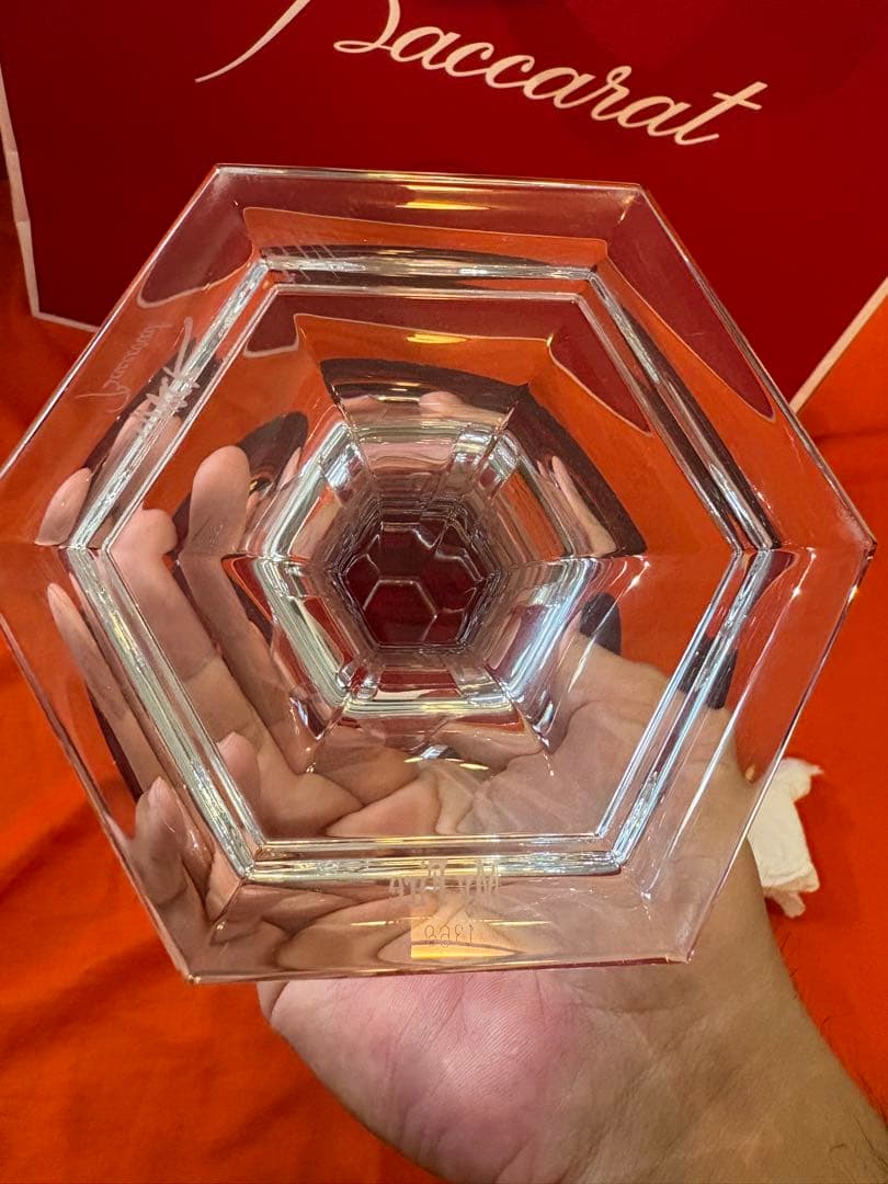 Baccarat バカラ　My Fire マイファイヤー　赤色 ガラス製品