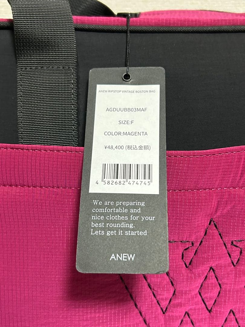 新品　ANEW GOLF BOSTON BAG ボストンバッグ　手持ち　肩掛け
