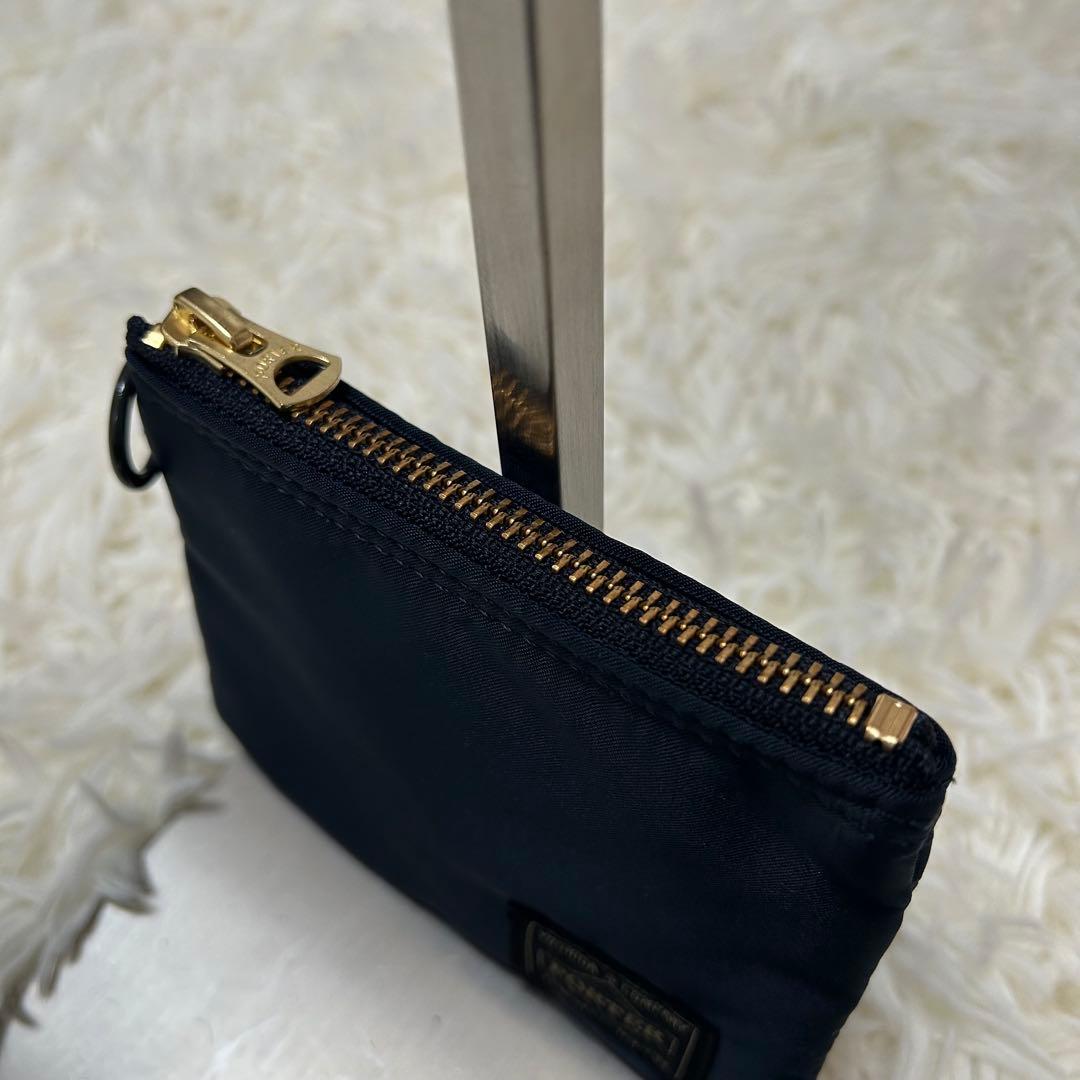 極美品♪PORTER ポーター オフィサーキット アイアンブルー ポーチ