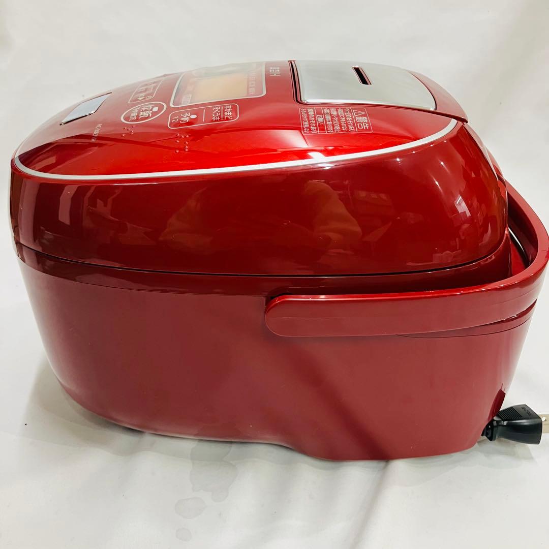 12m86. TOSHIBA RC-10E7VR IH炊飯器 レッド 新品未使用