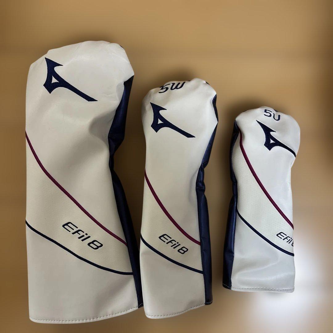 ミズノ　キャディバッグ　レディース　ヘッドカバー3点付き