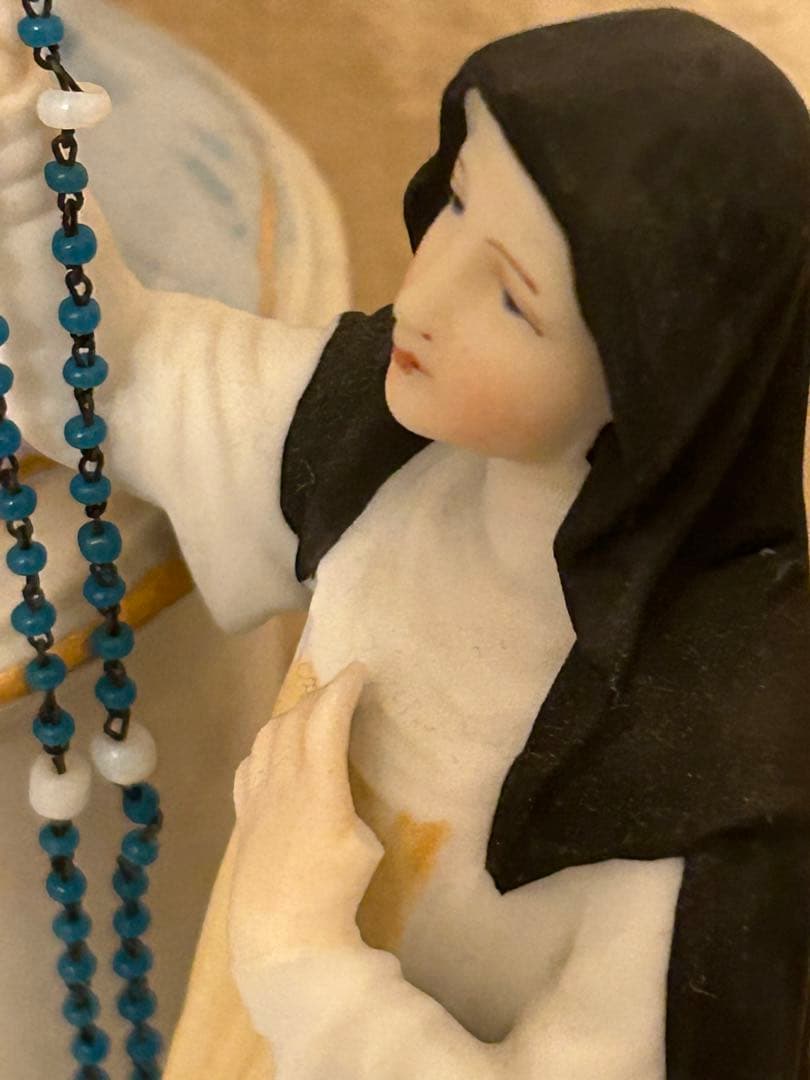 【超希少訳あり】✞ロザリオの聖母像　マリア像フランスアンティーク