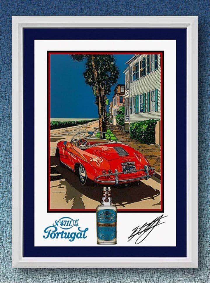 永井博・鈴木英人・わたせせいぞうPortugal【A4ポスター額装付６点セット】