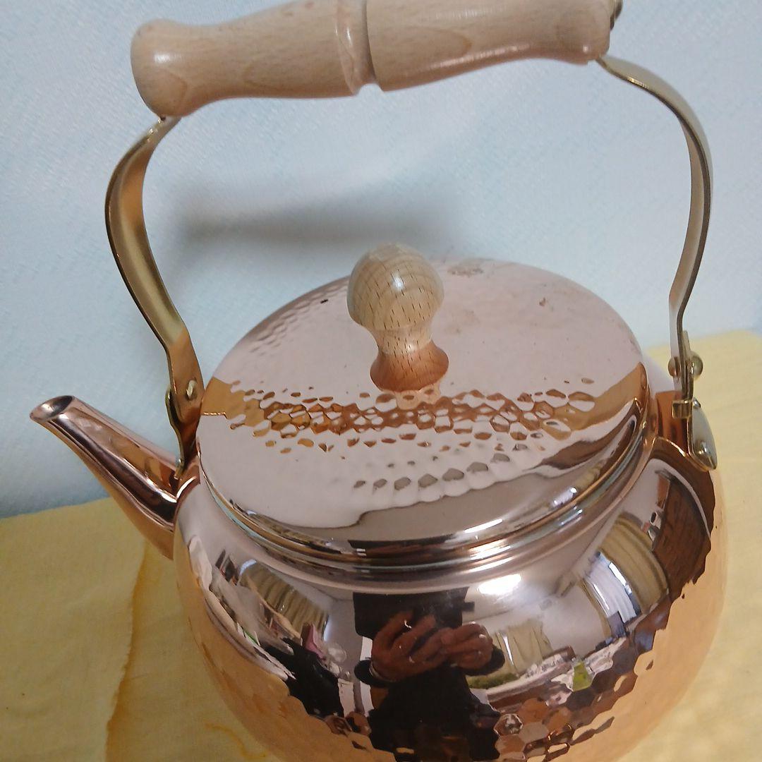 銅製鎚起薬缶 2.4L 新潟燕アサヒ