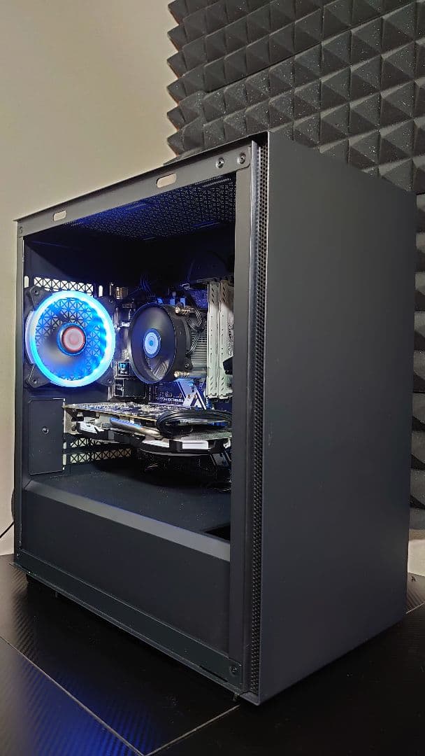 ゲーミングPCフルセット i7 7700k RX570 SSD500GB+1TB