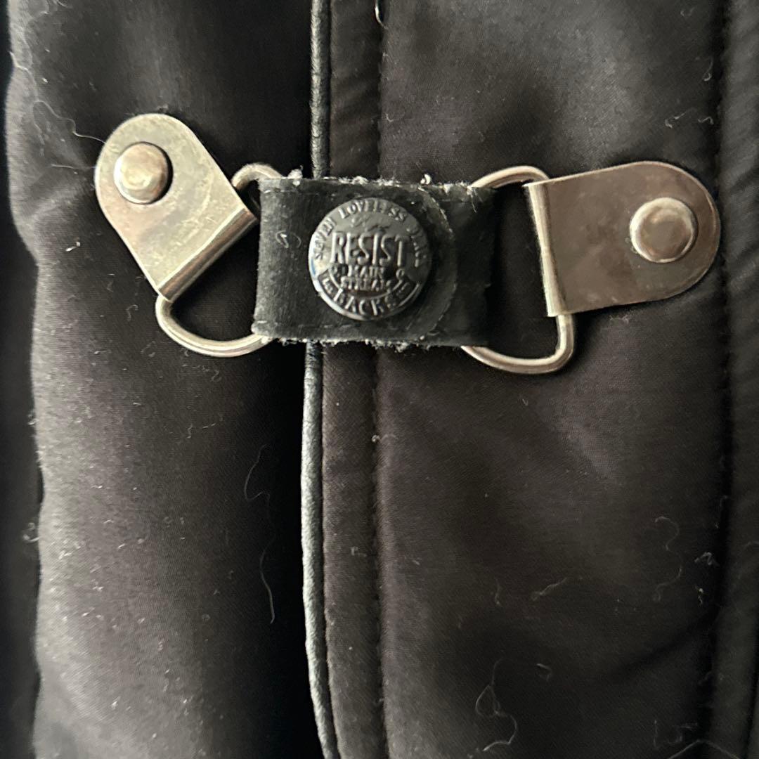 平成ギャル y2k archive ダークグランジ ファーフード モッズコート