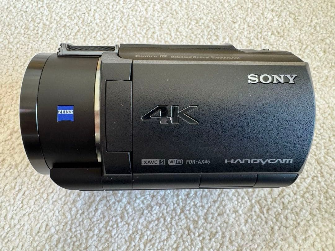 Sony FDR-AX45 ビデオカメラ 本体と三脚セット(破損部有)