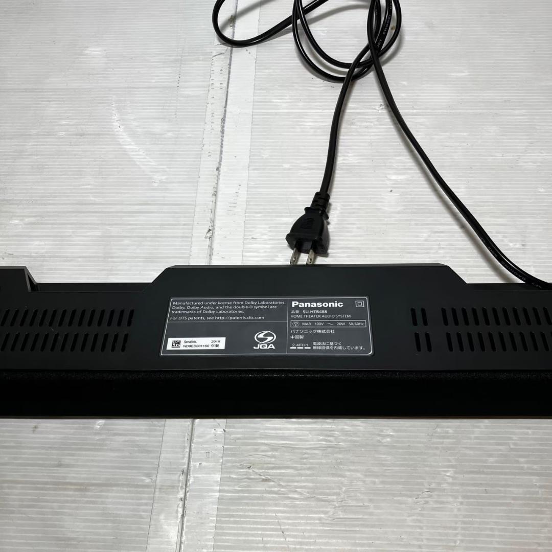 【人気モデル】Panasonic SC-HTB488 サウンドバー (K118)