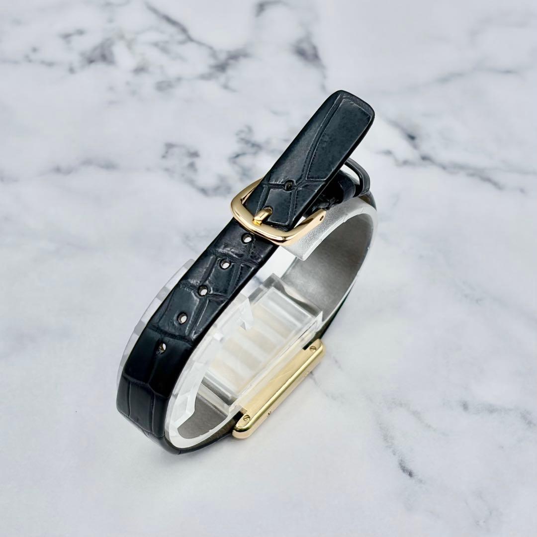 【OH済／極美】カルティエ マストタンク SM ヴェルメイユ 最高級クロコダイル