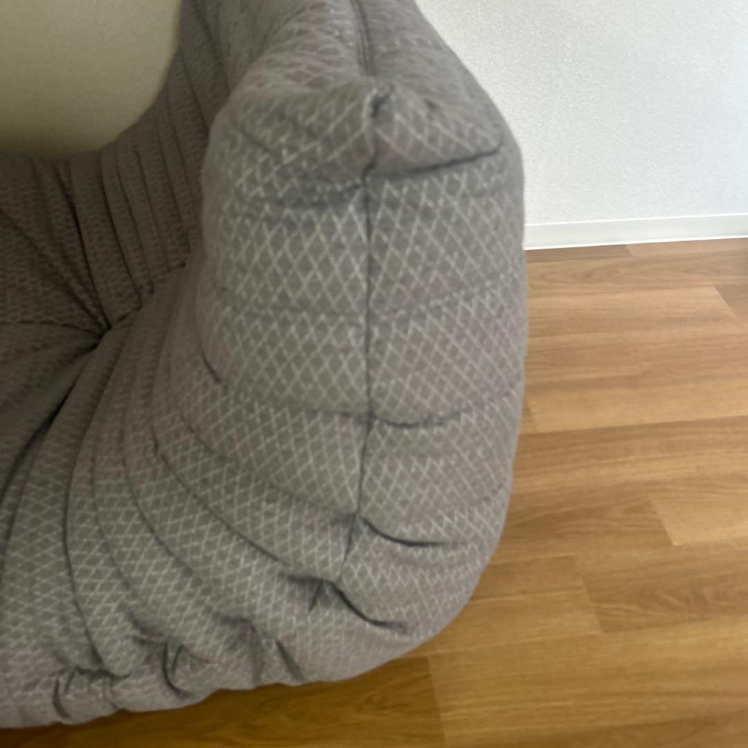 【極美品】リーンロゼ　トーゴ1Pソファ　ファブリック　グレー