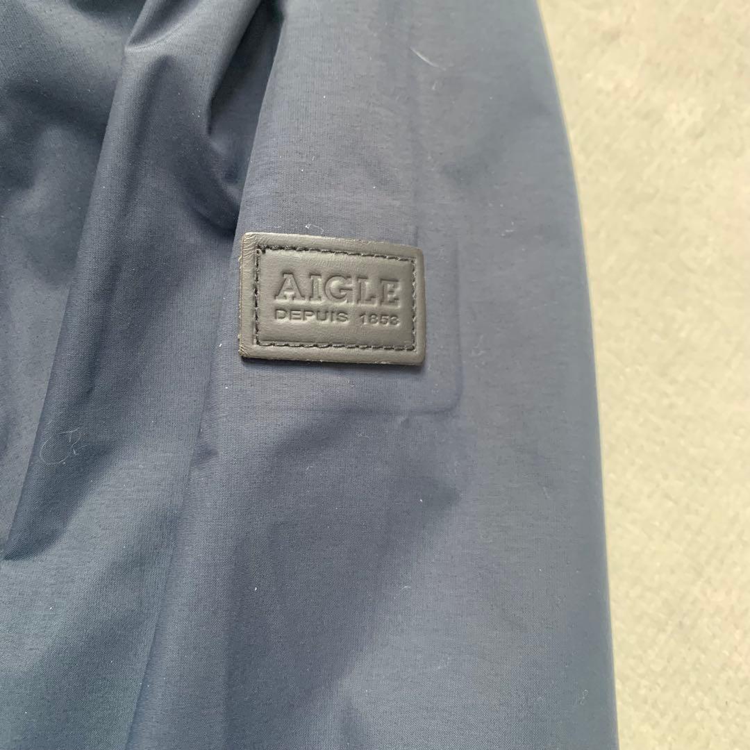 めんめん　定価2.5万　AIGLE エーグル　ポンチョ　ネイビー