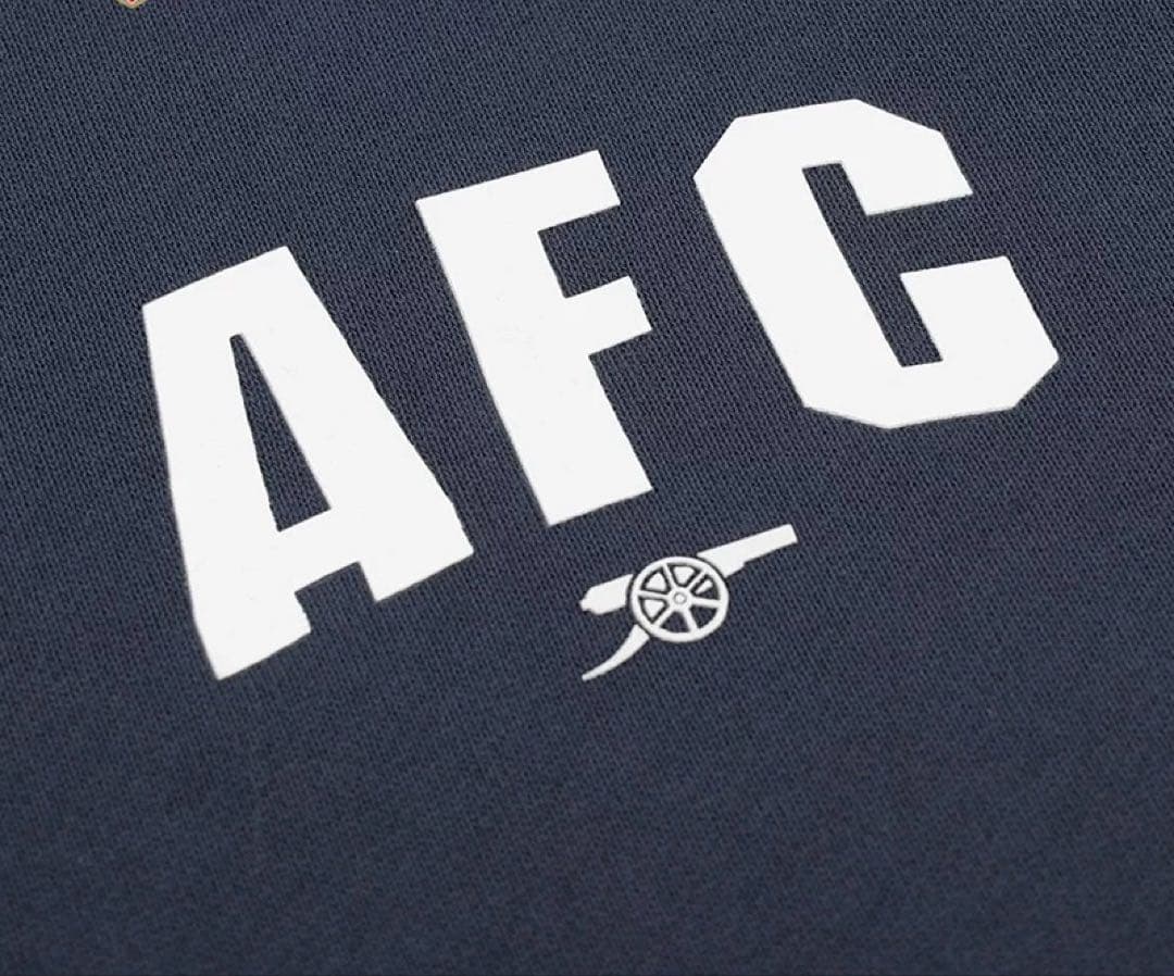 【公式ライセンス】アーセナルFC ビッグロゴ スウェット ネイビー Lサイズ