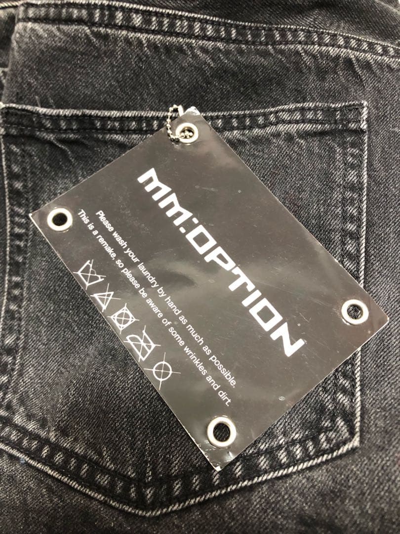 mmoptionダメージデニムパンツ　MM:OPTION