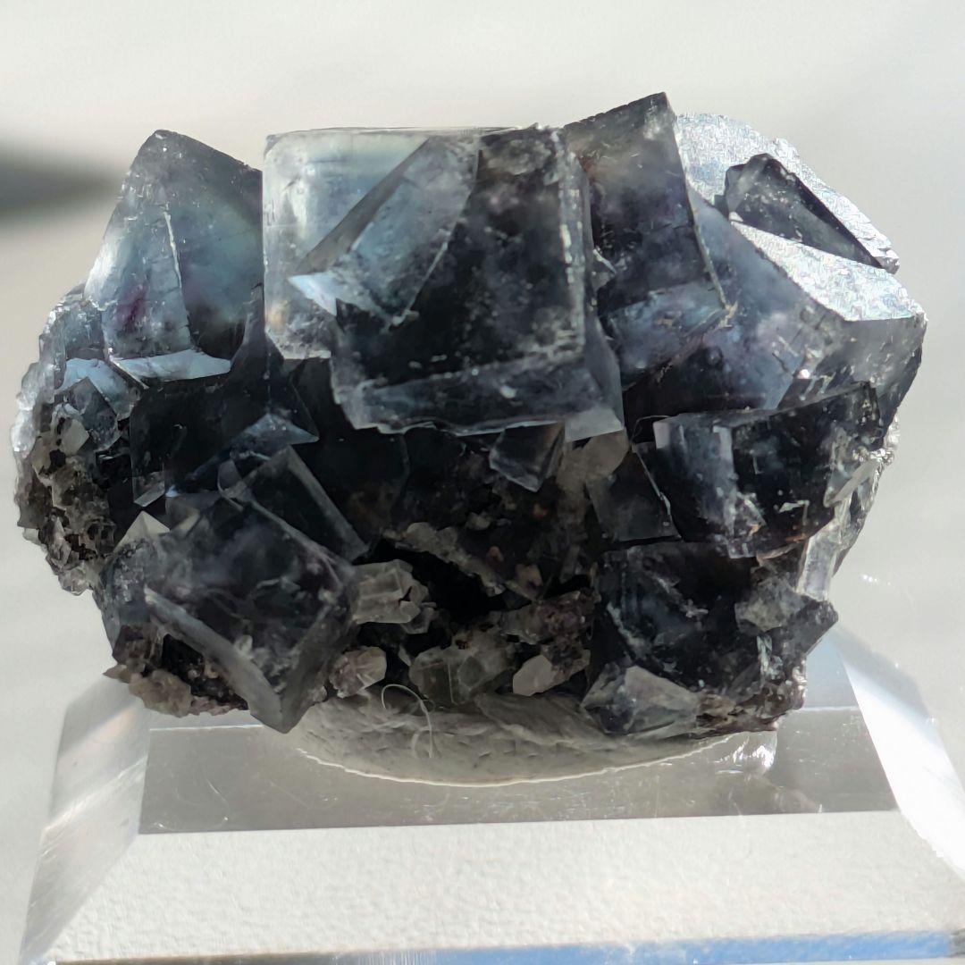 フローライト　クォーツ　オコルス　ナミビア産　鉱物　標本