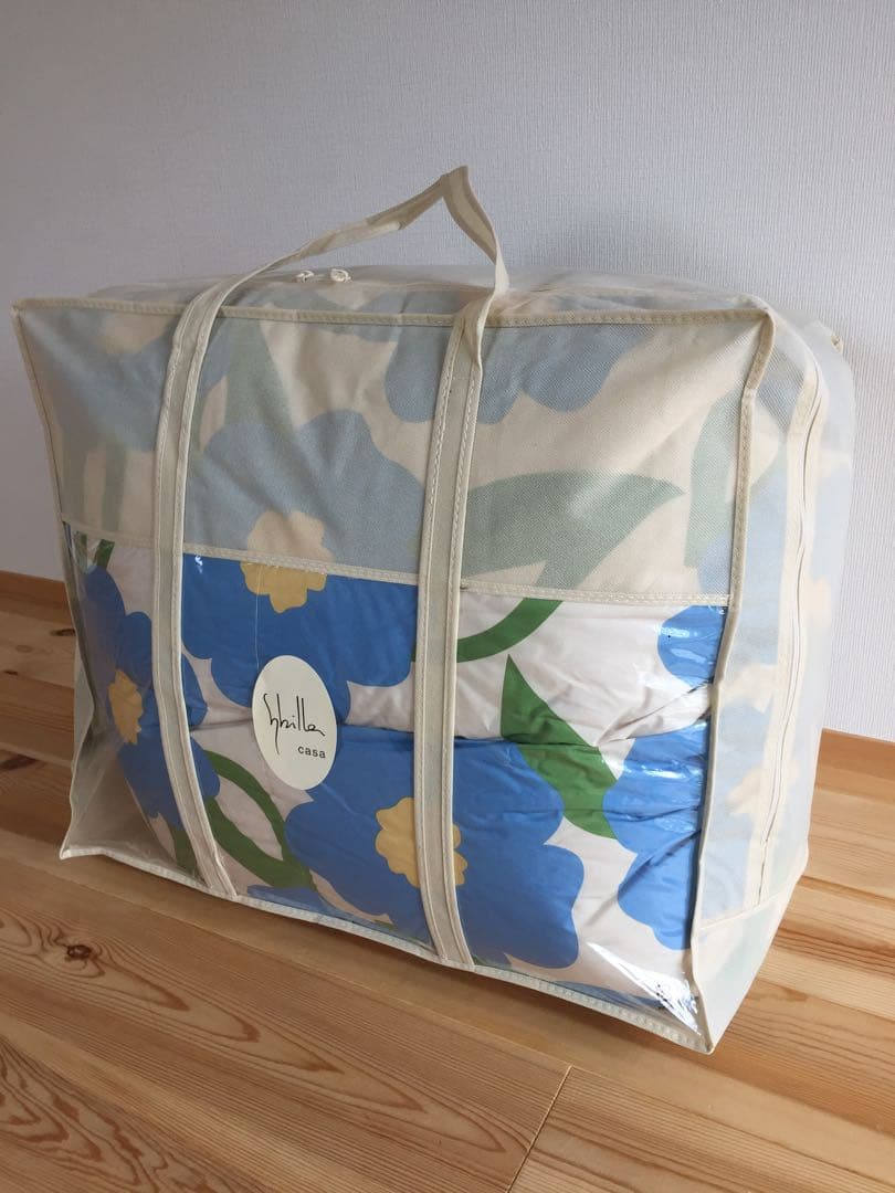 2枚セット【シビラ】羽毛布団　150×210 カラダス　イエロー　ブルー各1枚