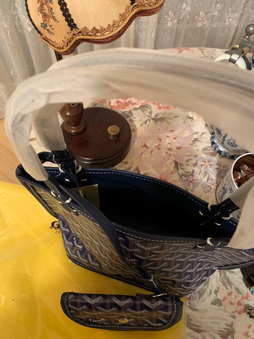 m‪‪ ·͜· 新品未使用 トートバッグ 小 マザーズバッグ 紺 黒