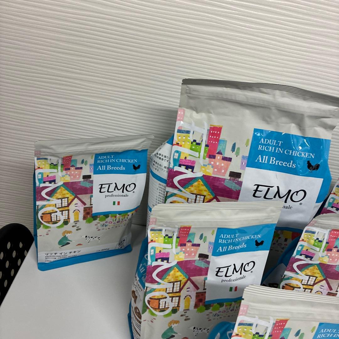 よ*ん様 限定価格！ELMO リッチインチキン 3kg×1袋800ｇ×5袋 合計