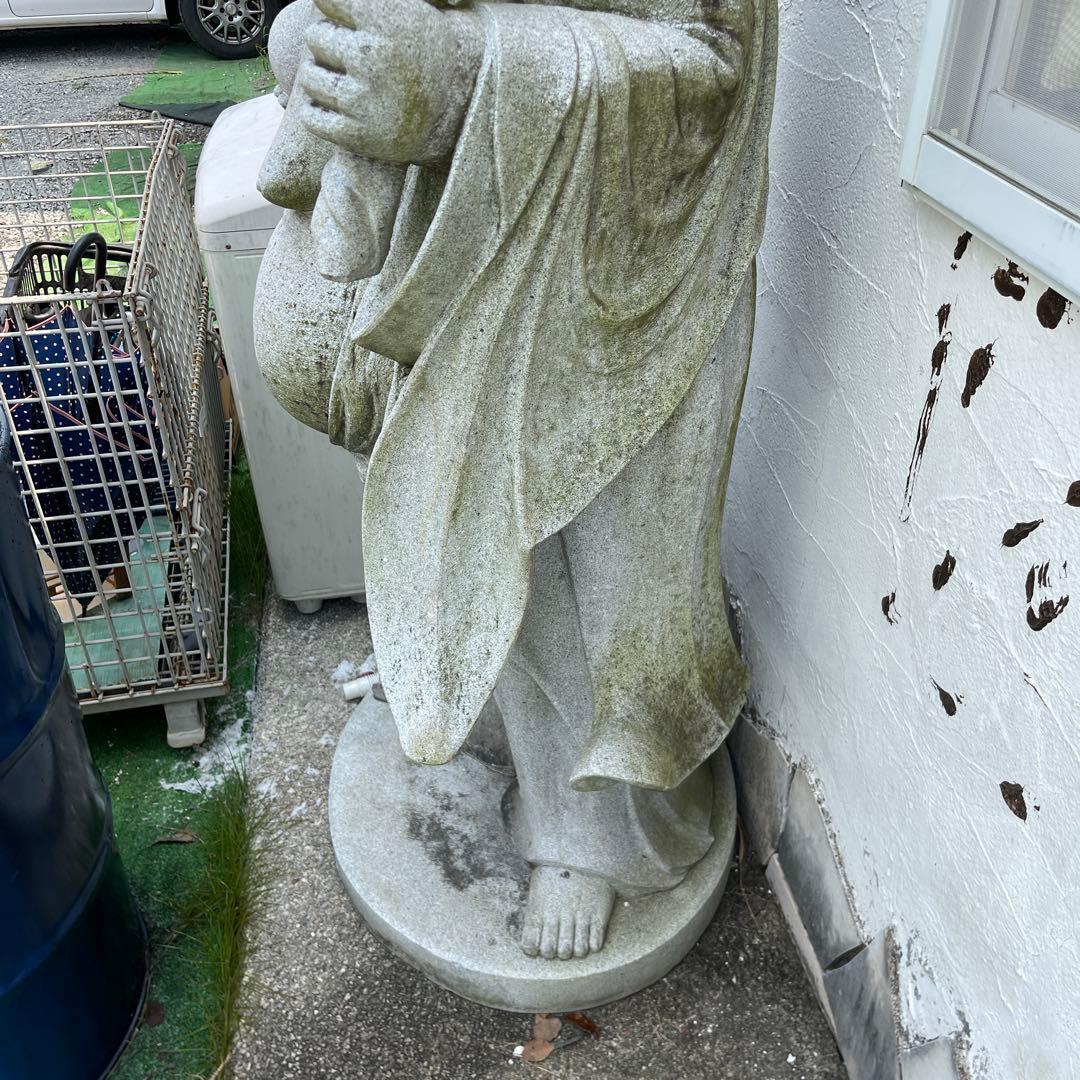 【関西圏配送可】七福神　布袋尊　石像 600kg〜850kg