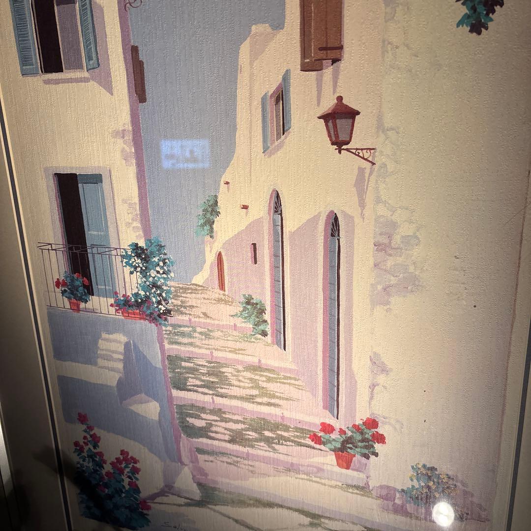 【SALVO サルボ】Borgo in collina (階段)白フレーム