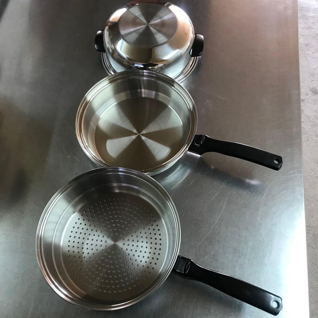 ＩＨ対応　フライパン　3点セット　インコア　ウイスコ