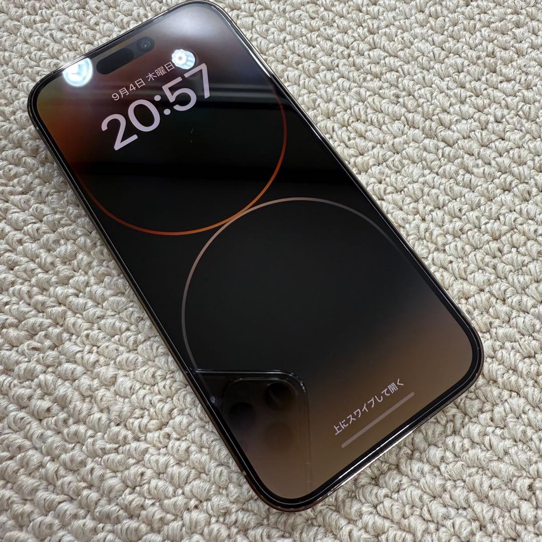 極美品 iPhone14pro ゴールド 256GB SIMフリー