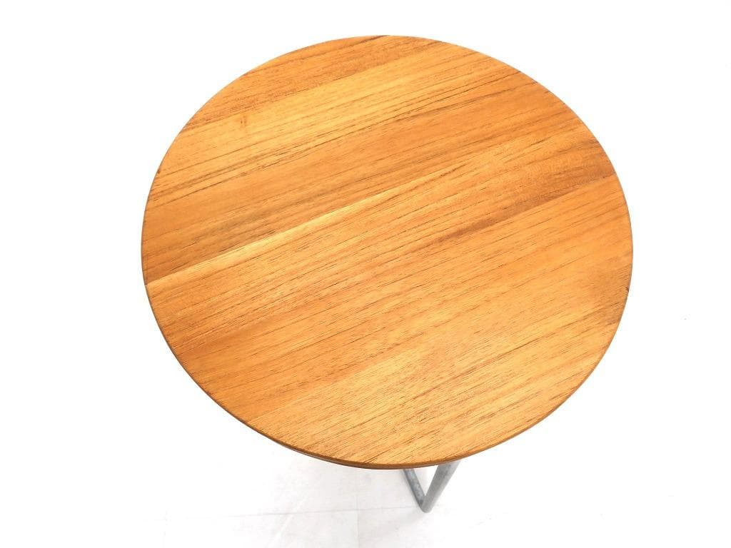 展示品　グリュートヒュッタン　チーク材　スツール　カウンターチェア　アウトドア