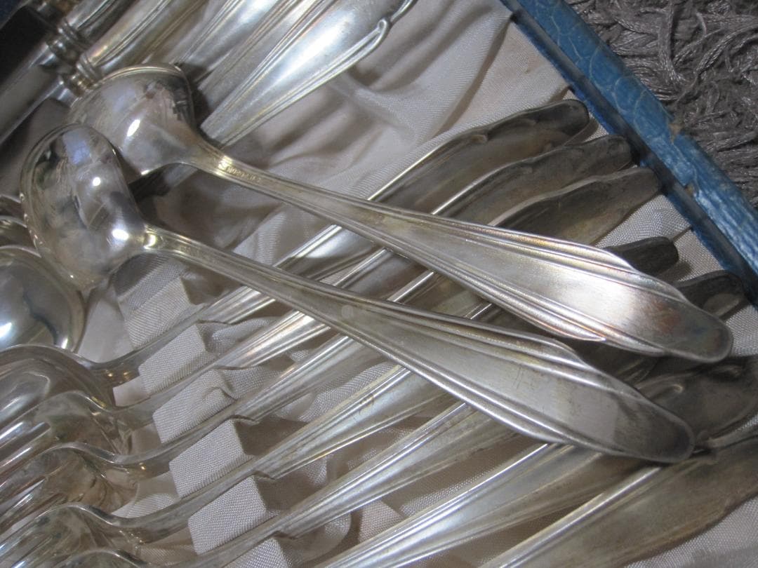 銀メッキ? カトラリー N.S. 24点まとめて ステンレス レトロ