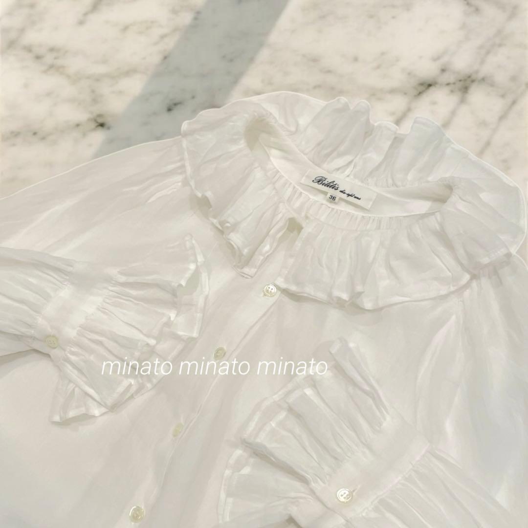 Blue 極美品 定番 ビリティス・ディセッタン パリジェンヌ・ブラウス