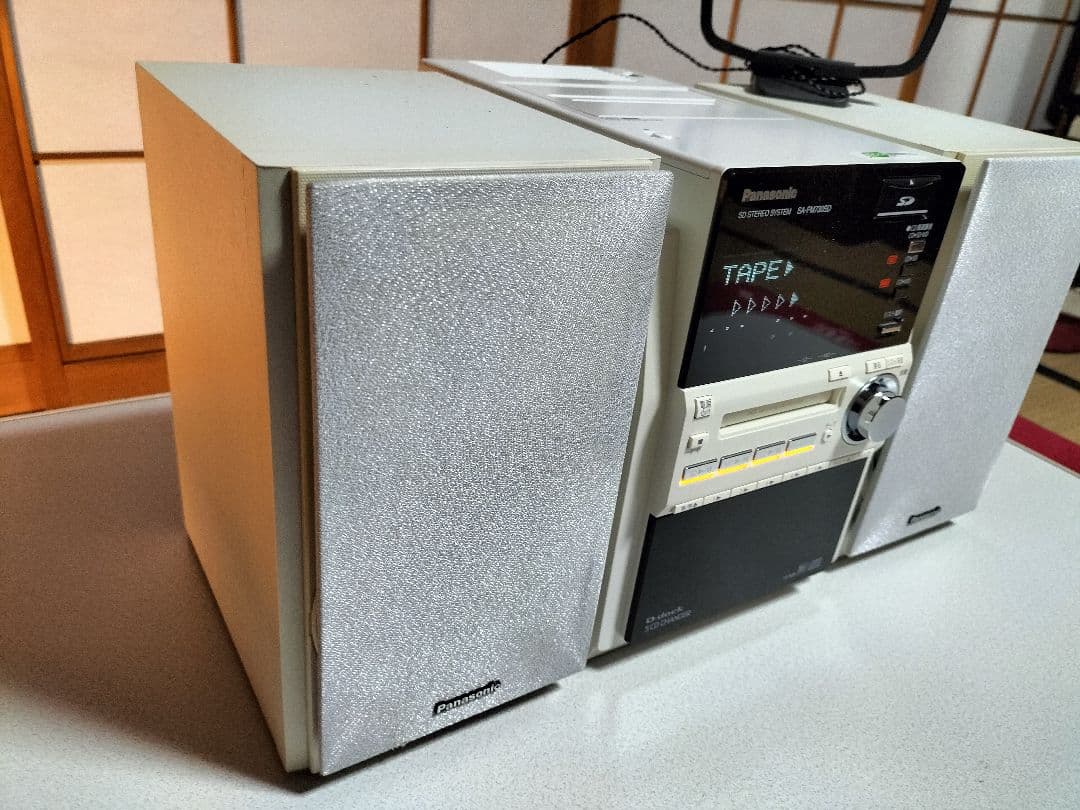 panasonicミニコンポSA-PM730SD　リモコン取扱い説明書付き