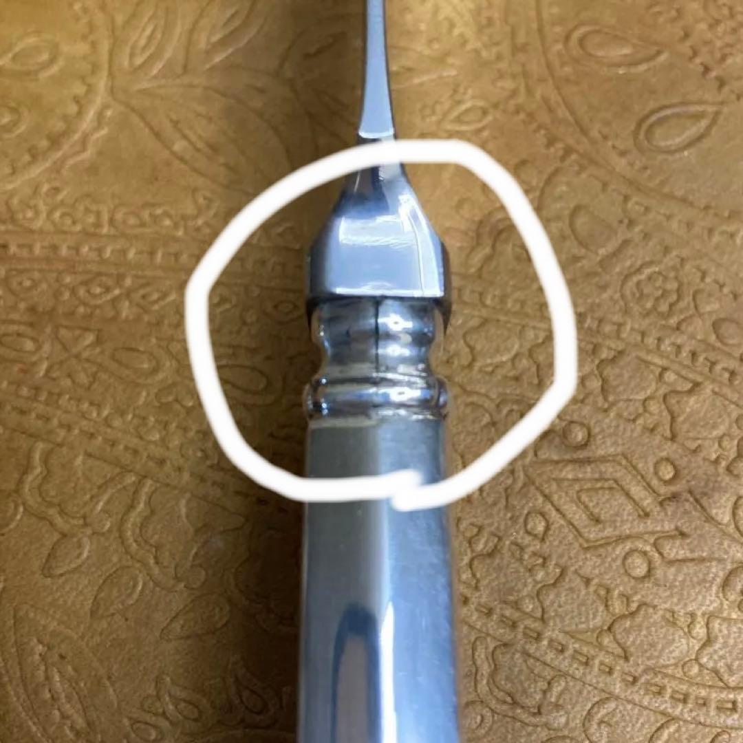 【E 】純銀 ケーキナイフ エコーン【訳あり】